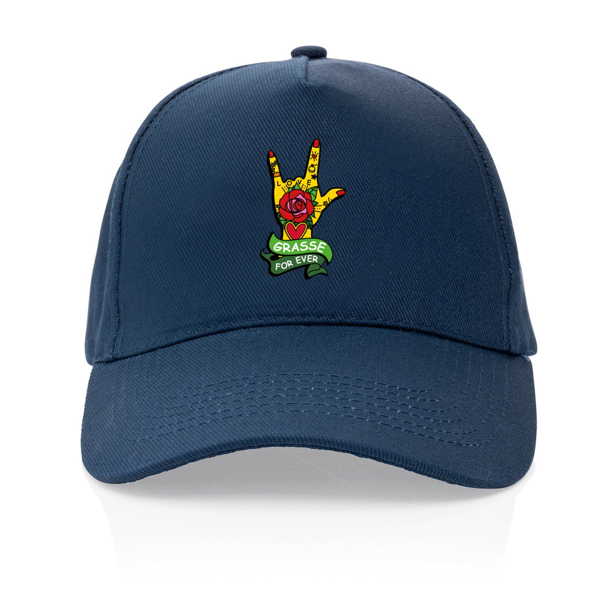 Casquette 100% recyclée - Grasse Rock'n'Roll Style - face_1