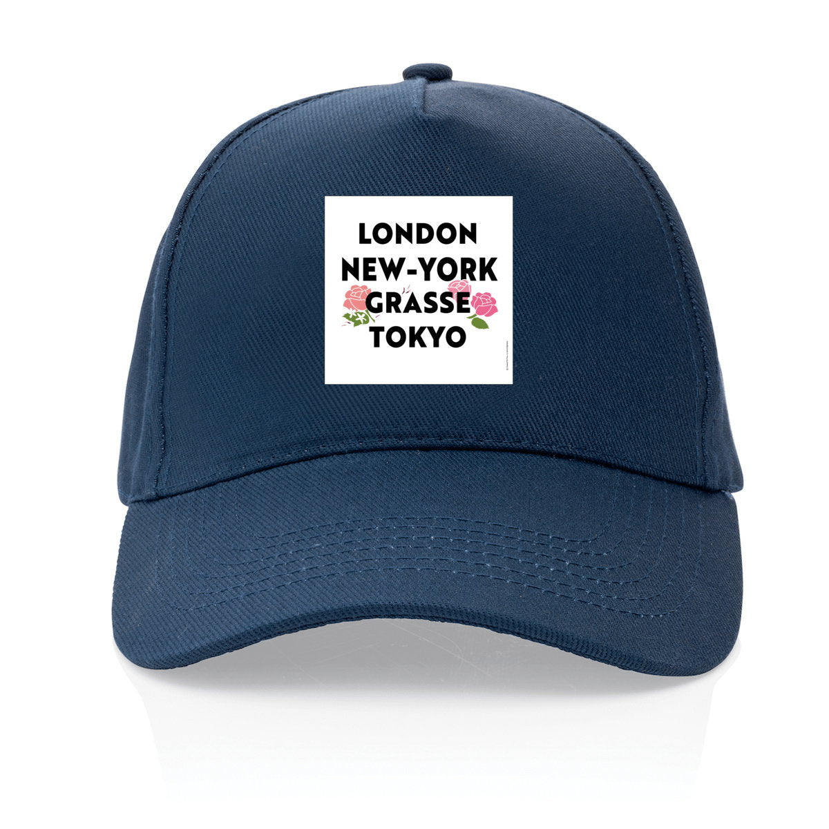 Casquette 100% recyclée London Grasse fleuri - face_1