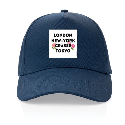 Casquette 100% recyclée London Grasse fleuri - face_1