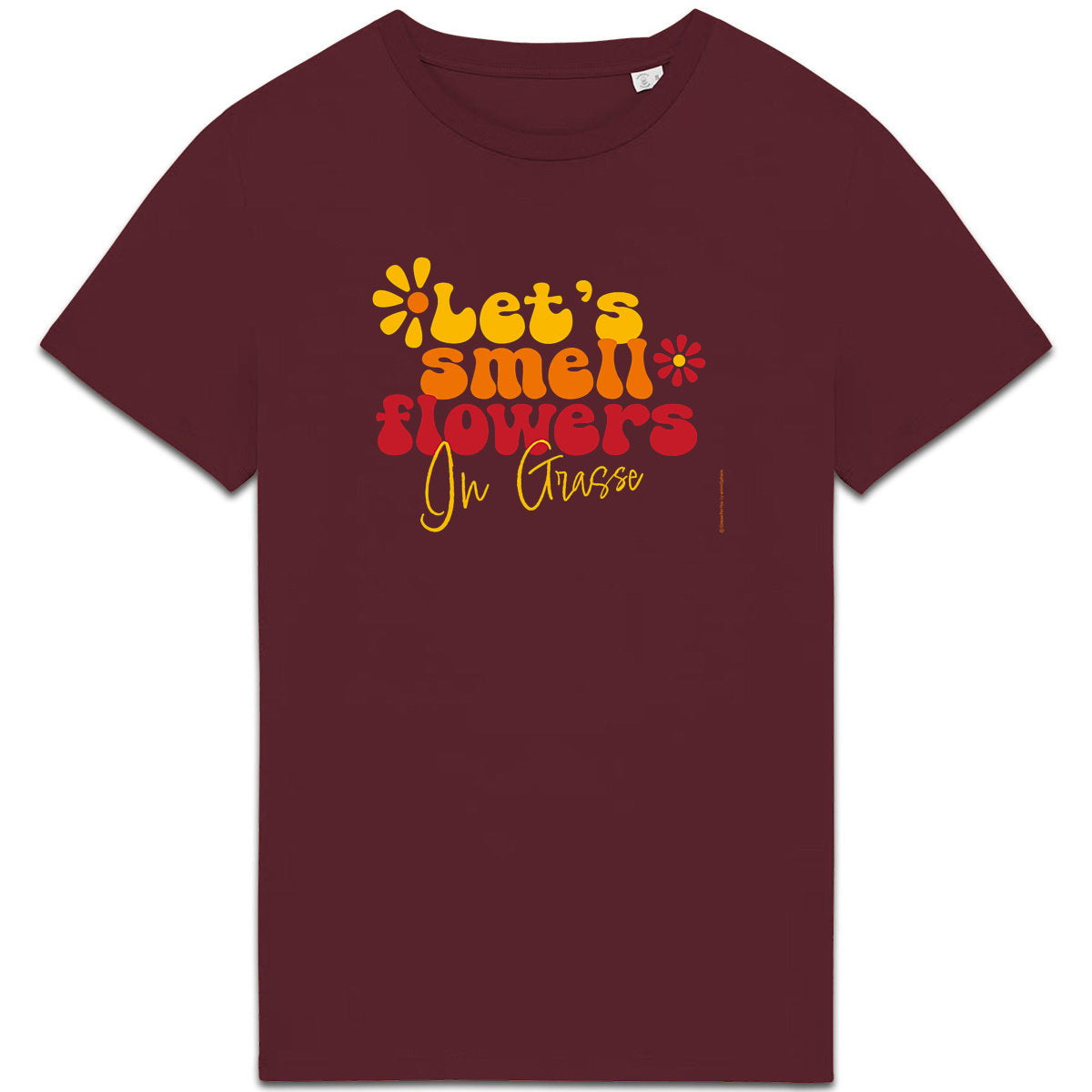 T-shirt Unisexe épais Let's smell flowers - face_1