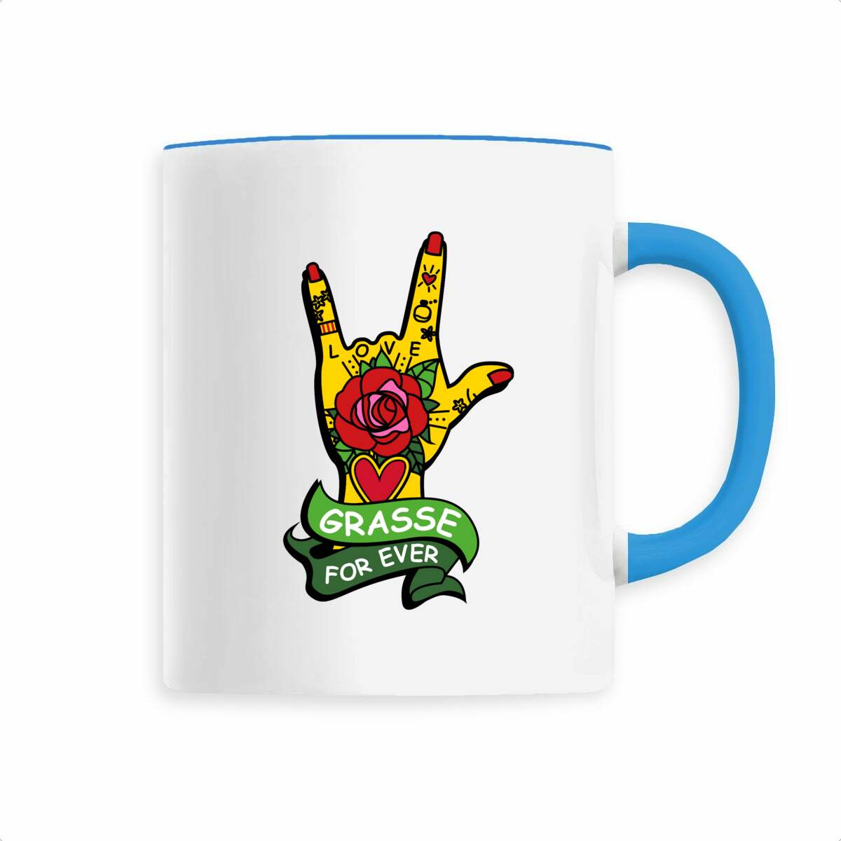 Mug main Rock Grasse for ever - face_1