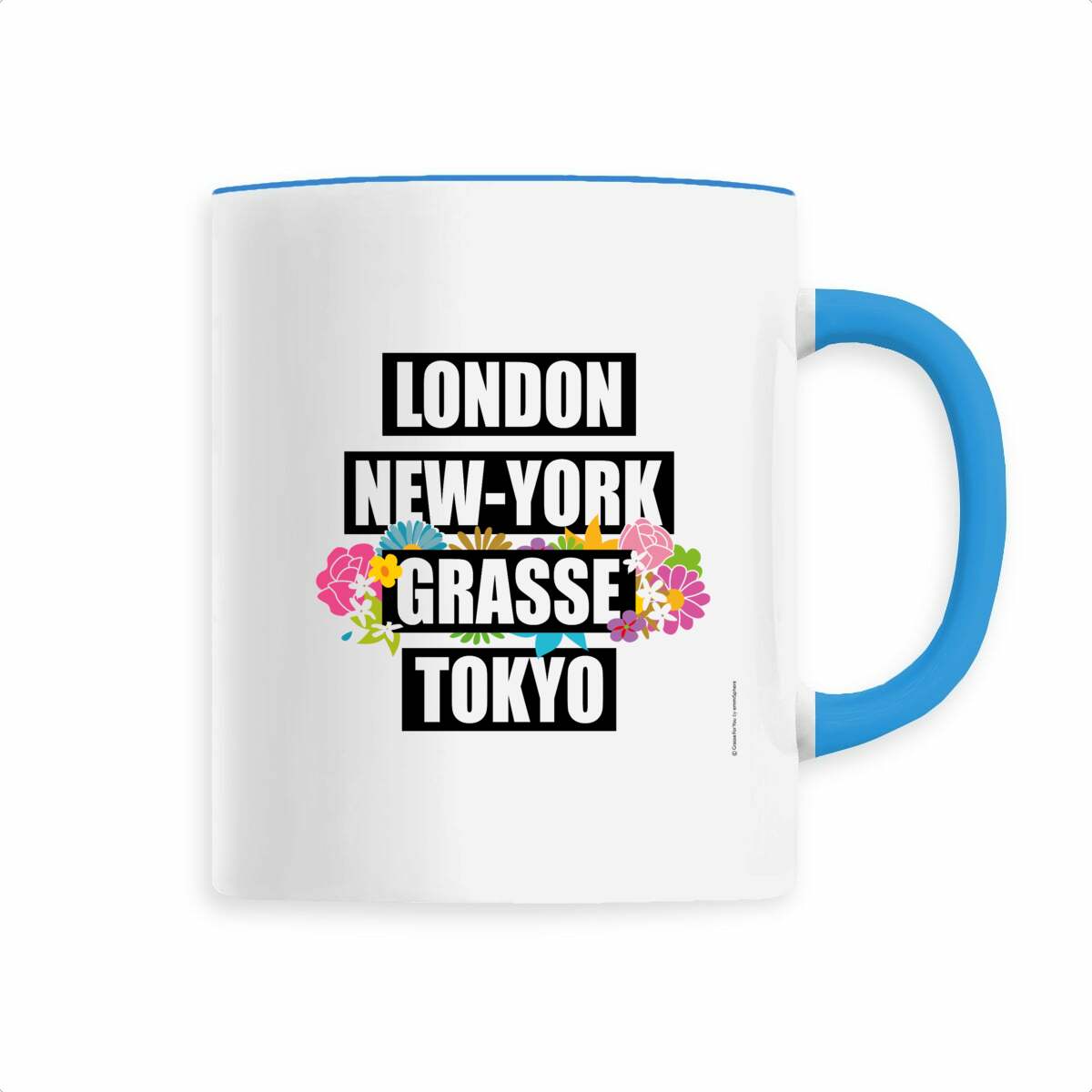 Mug London NY Grasse Tokyo fleuri - face_1