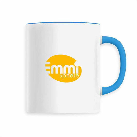 Mug logo jaune emmiSphere - face_1