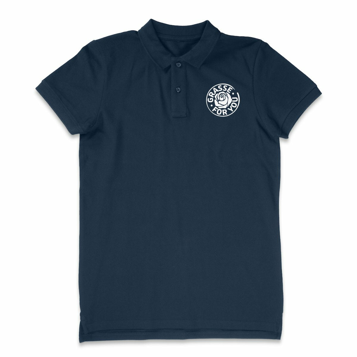 Polo Léger Homme Grasse for you white - face_1