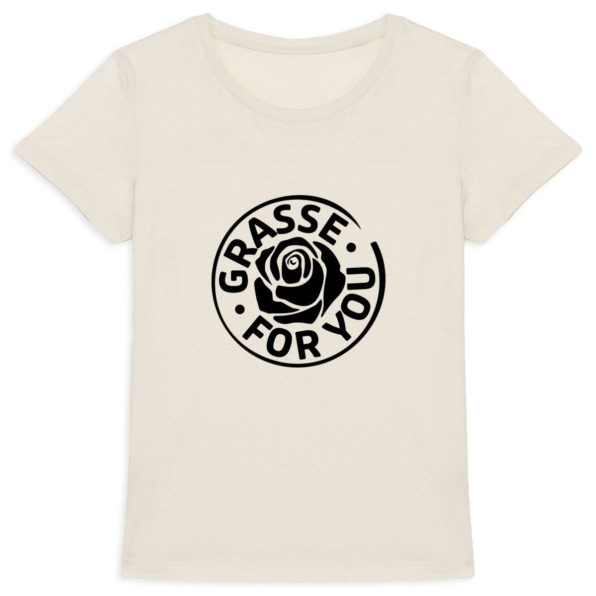 T-shirt Femme Epais Grasse for you black - face_1