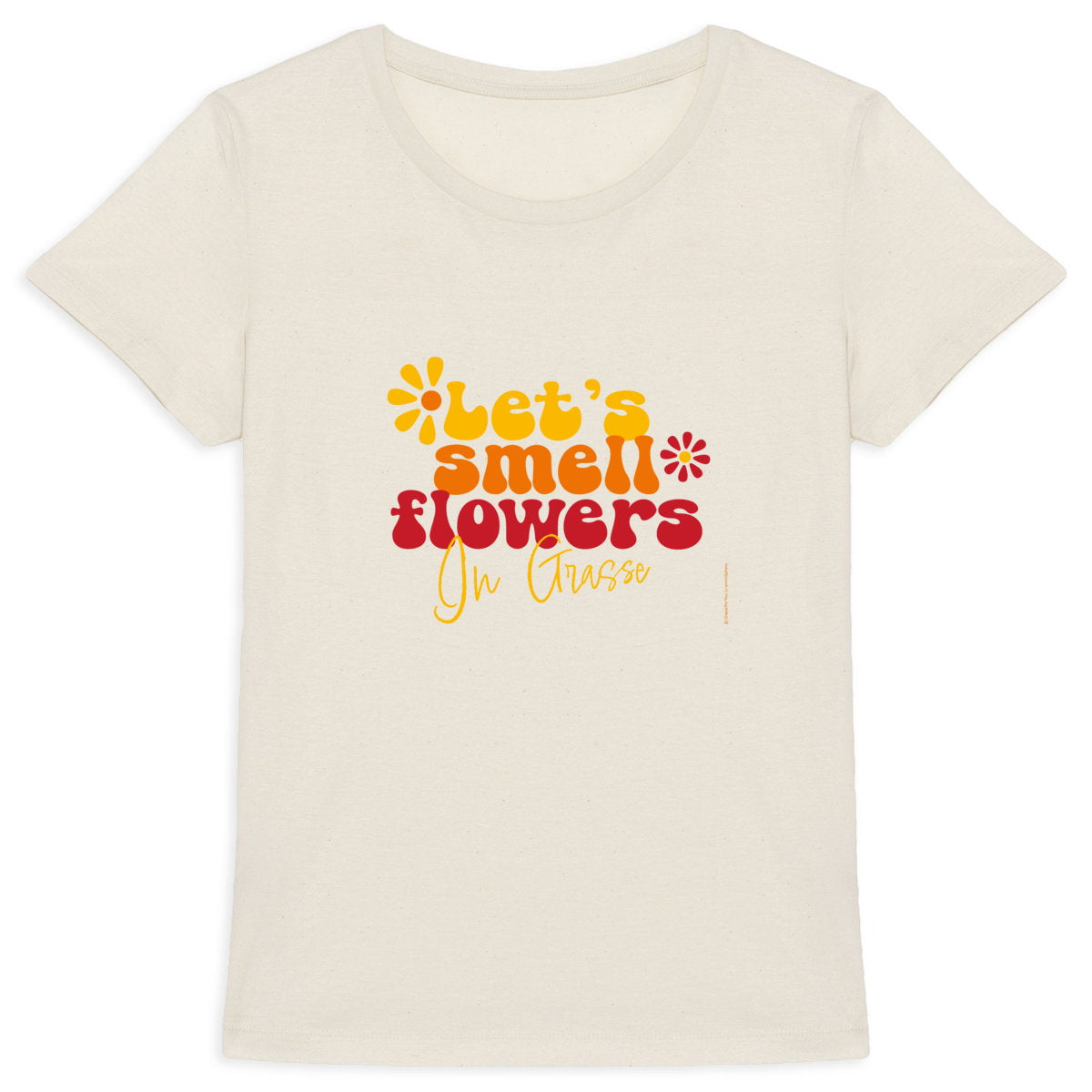 T-shirt Femme Epais Let's smell flower in Grasse - face_1