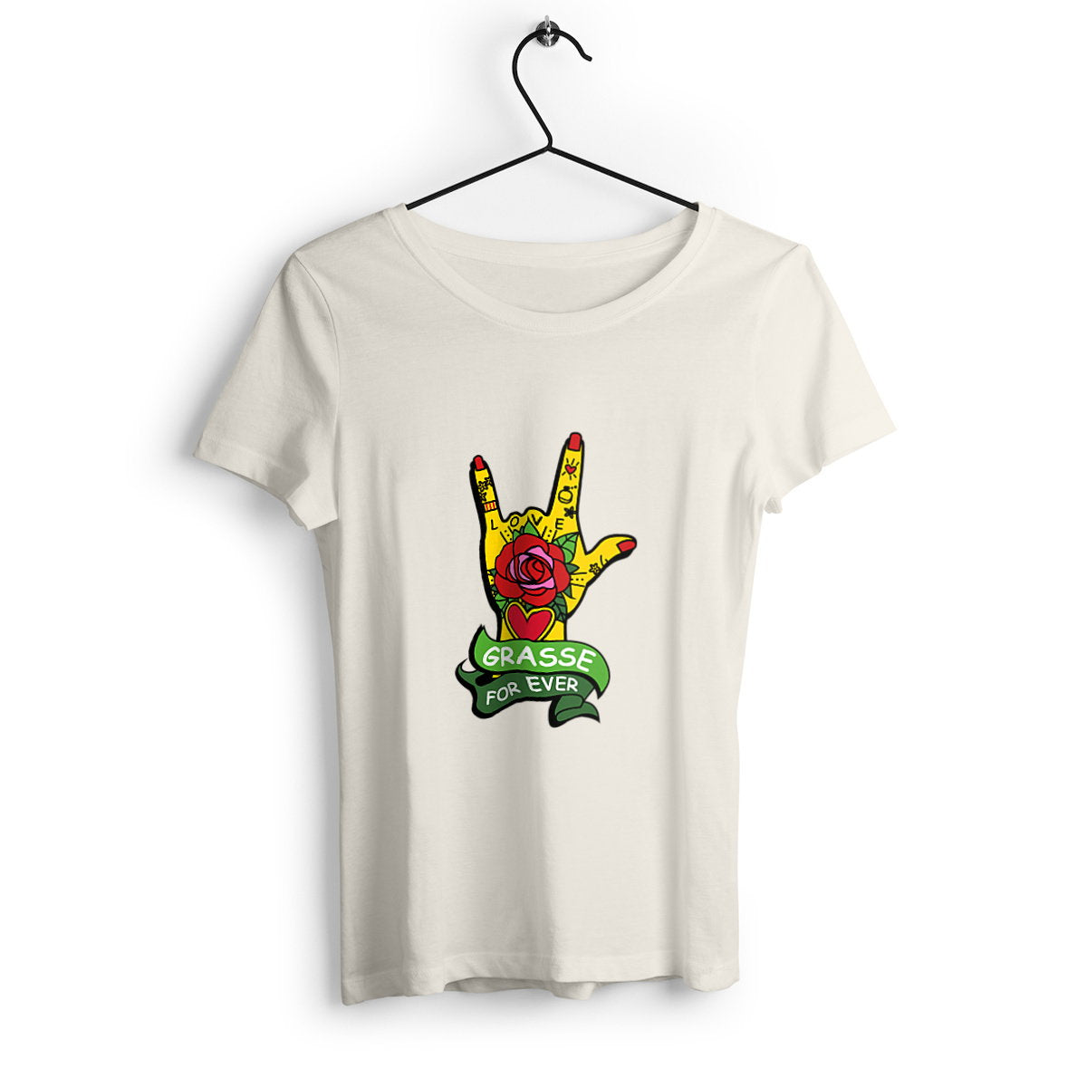 T-shirt Femme Epais Grasse for Ever - face_1