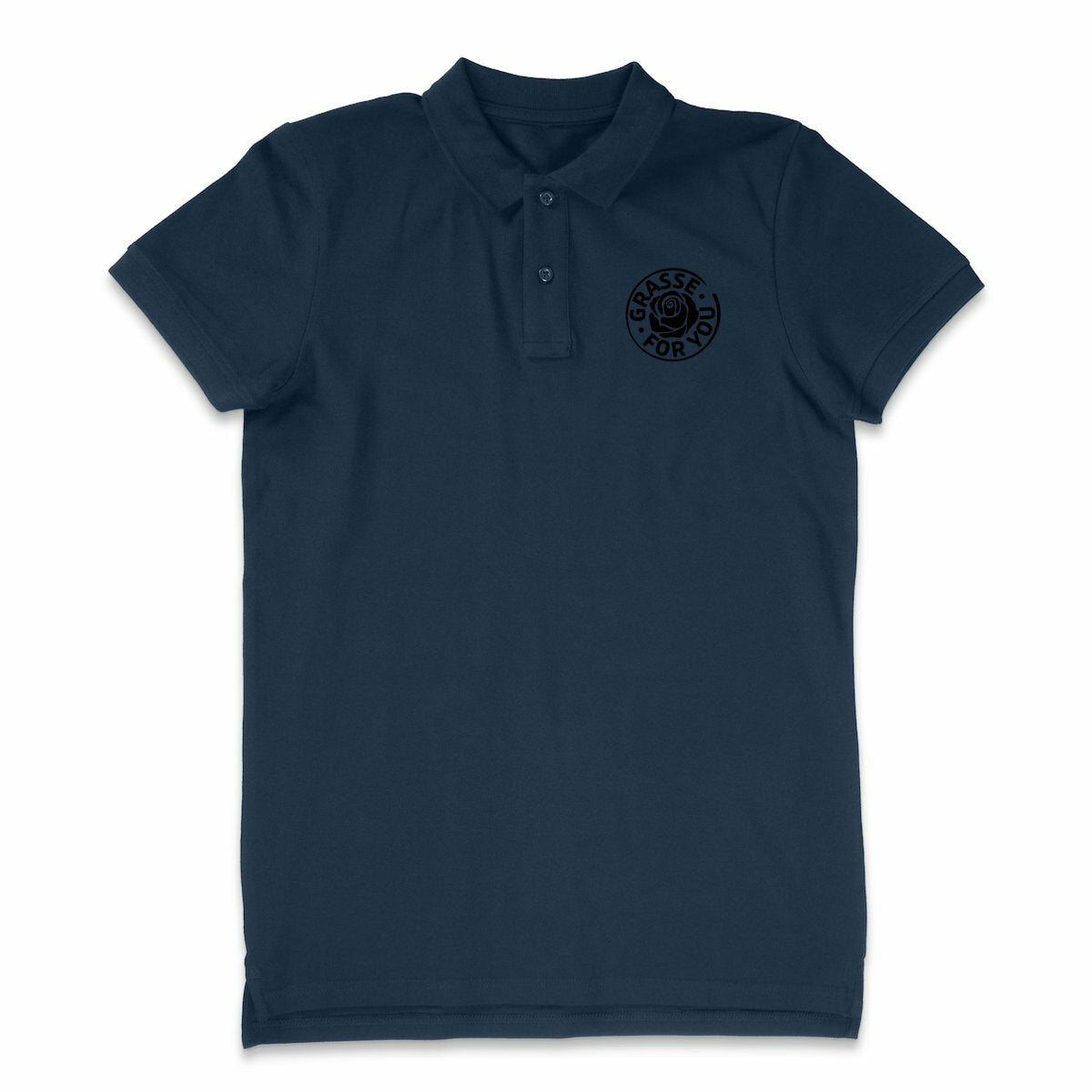 Polo Léger Homme Grasse for you black - face_1