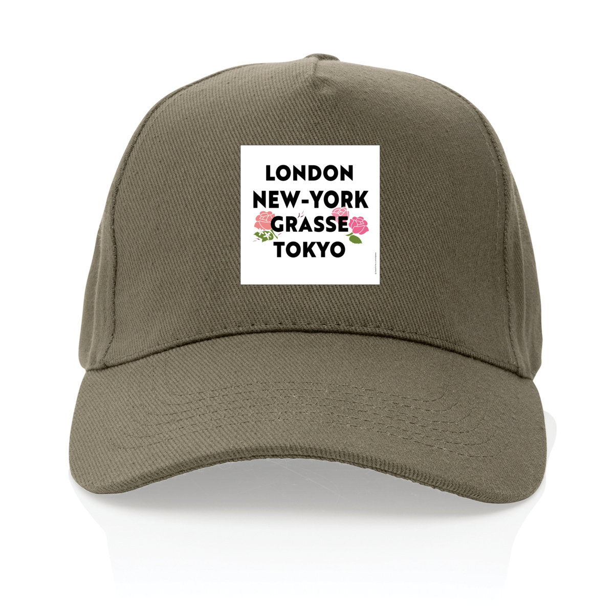 Casquette 100% recyclée London Grasse fleuri - face_2