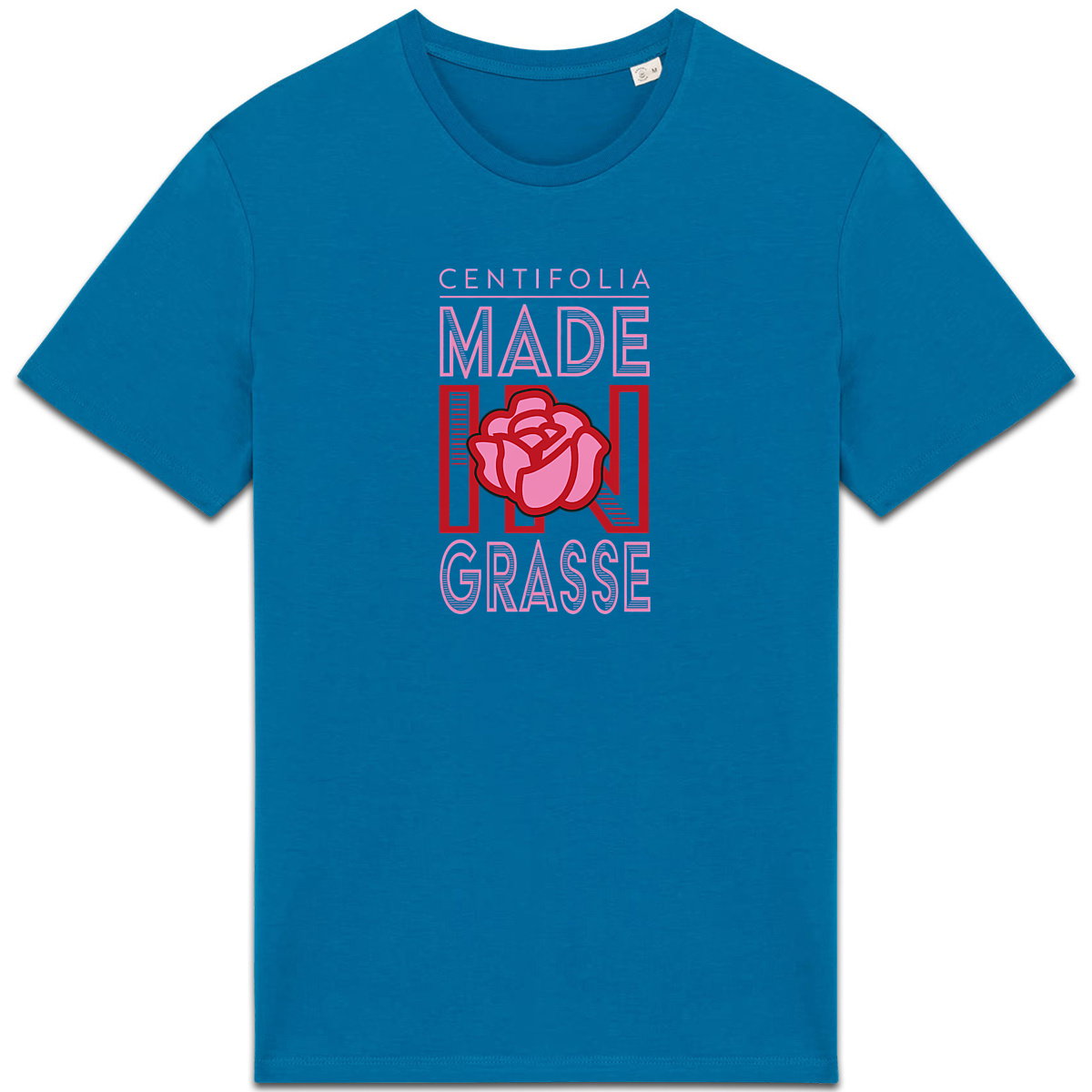 T-shirt Unisexe épais centifolia Made in Grasse - face_2