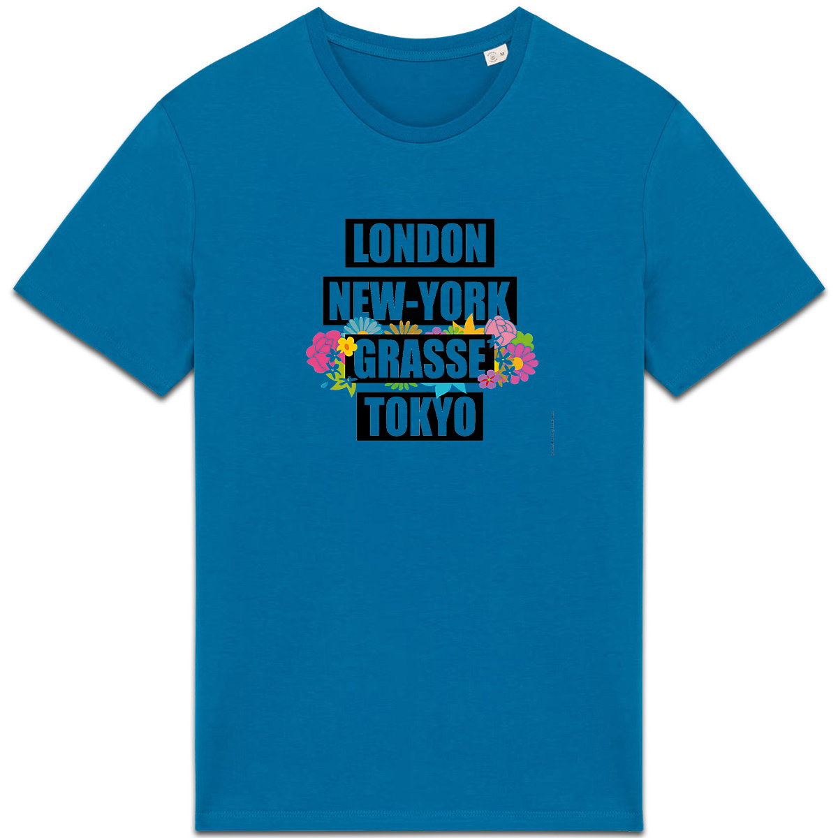 T-shirt Unisexe épais London Grasse fleuri - face_2