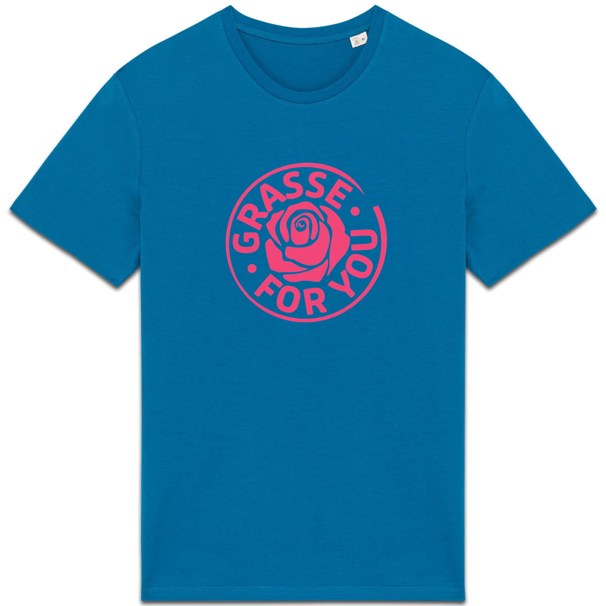 T-shirt Unisexe épais Grasse for you rose - face_2
