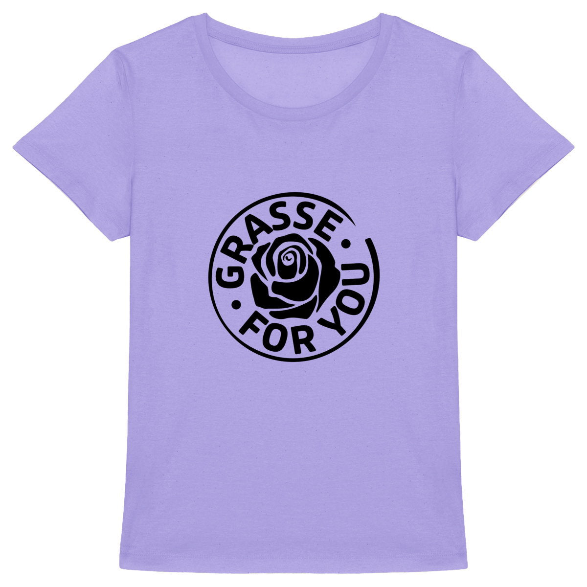 T-shirt Femme Epais Grasse for you black - face_2