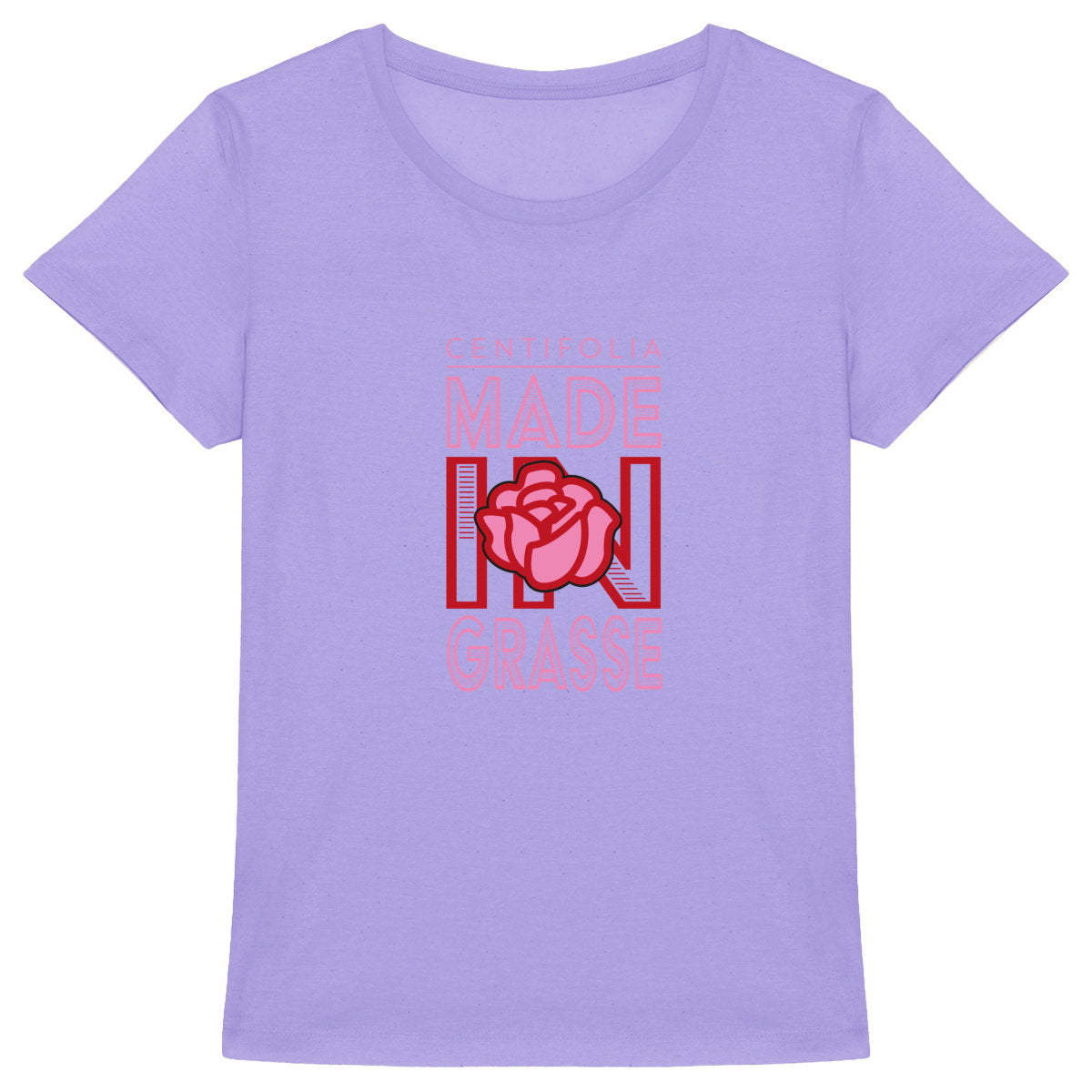 T-shirt Femme Epais Centifolia made in Grasse - face_2