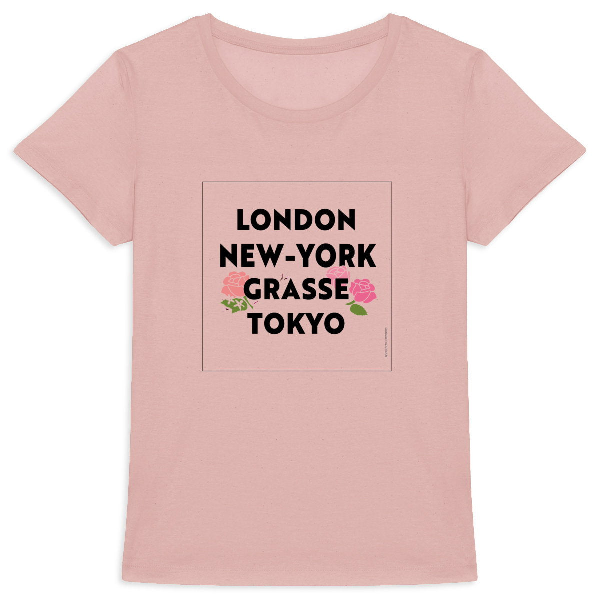 T-shirt Femme Epais London Grasse fleuri - face_2