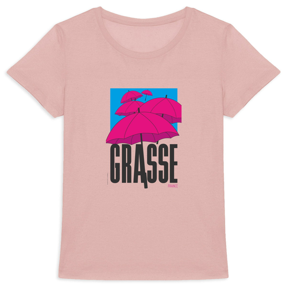 T-shirt Femme Epais Grasse Parapluies - face_2