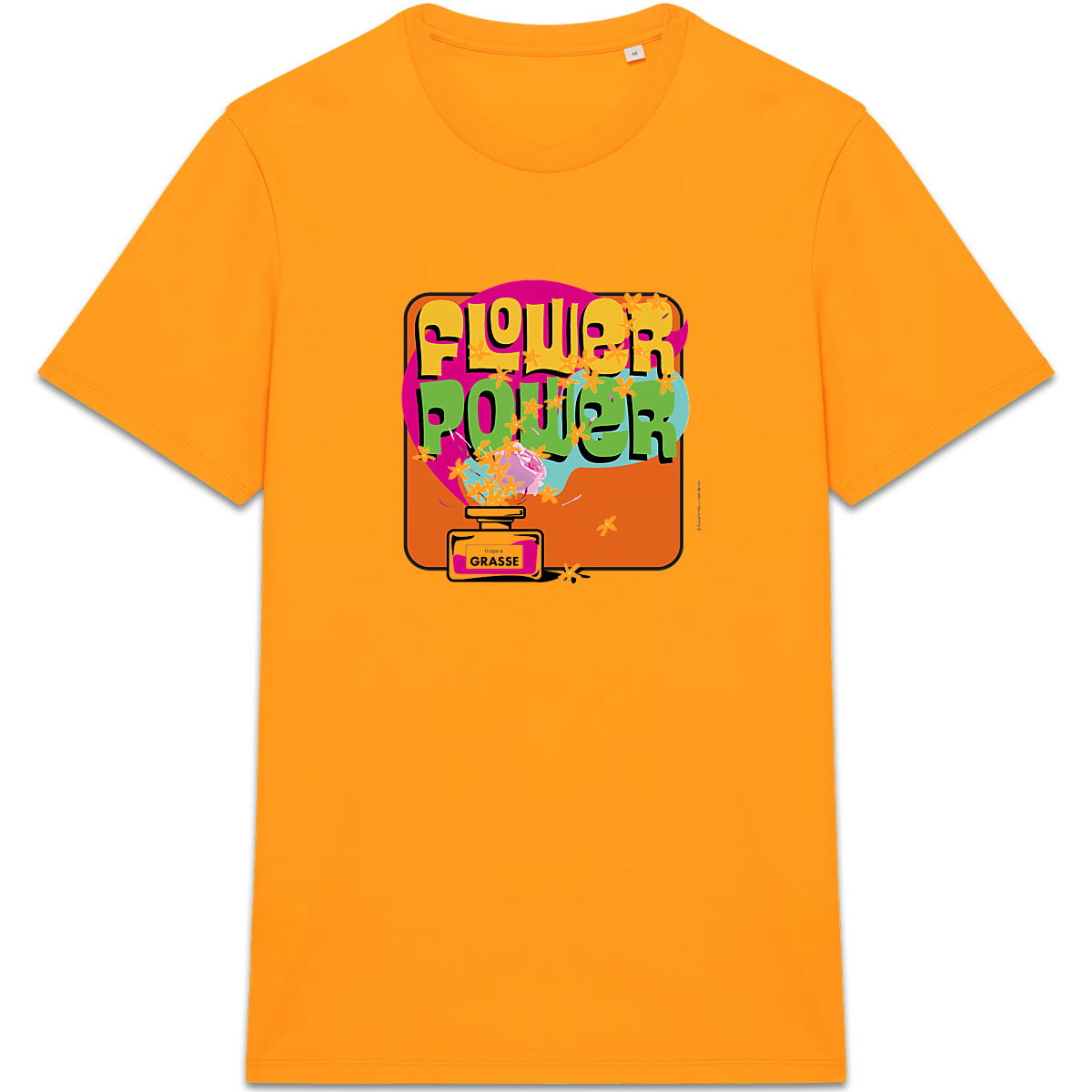 T-shirt Unisexe épais Flower power - face_2