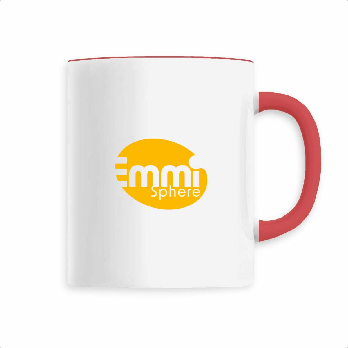 Mug logo jaune emmiSphere - face_2