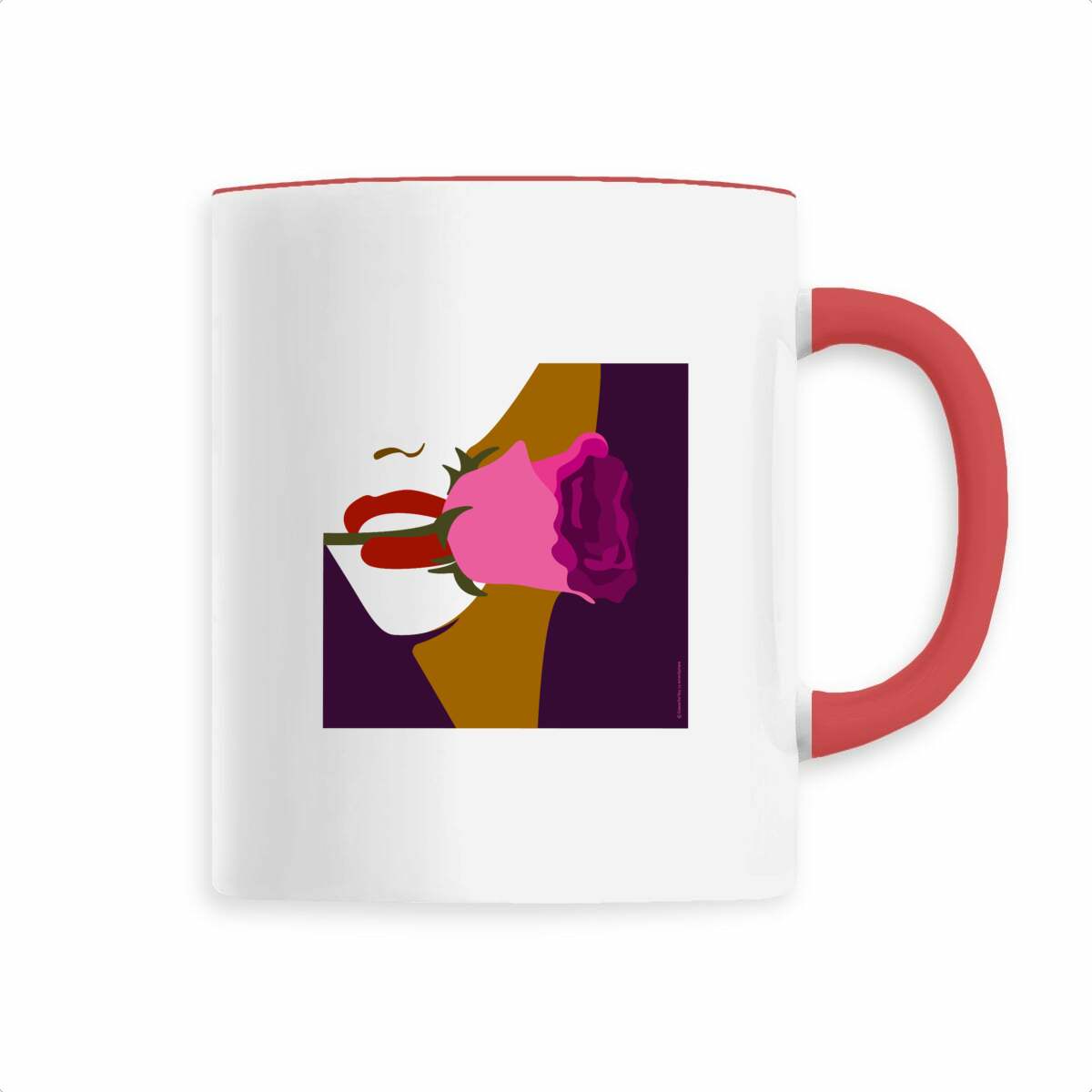 Mug femme à la rose - face_2