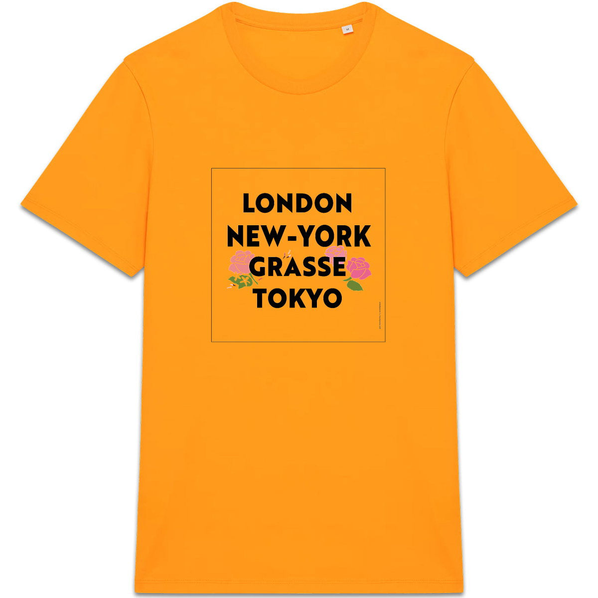 T-shirt Unisexe épais London NY Grasse fleuri - face_2