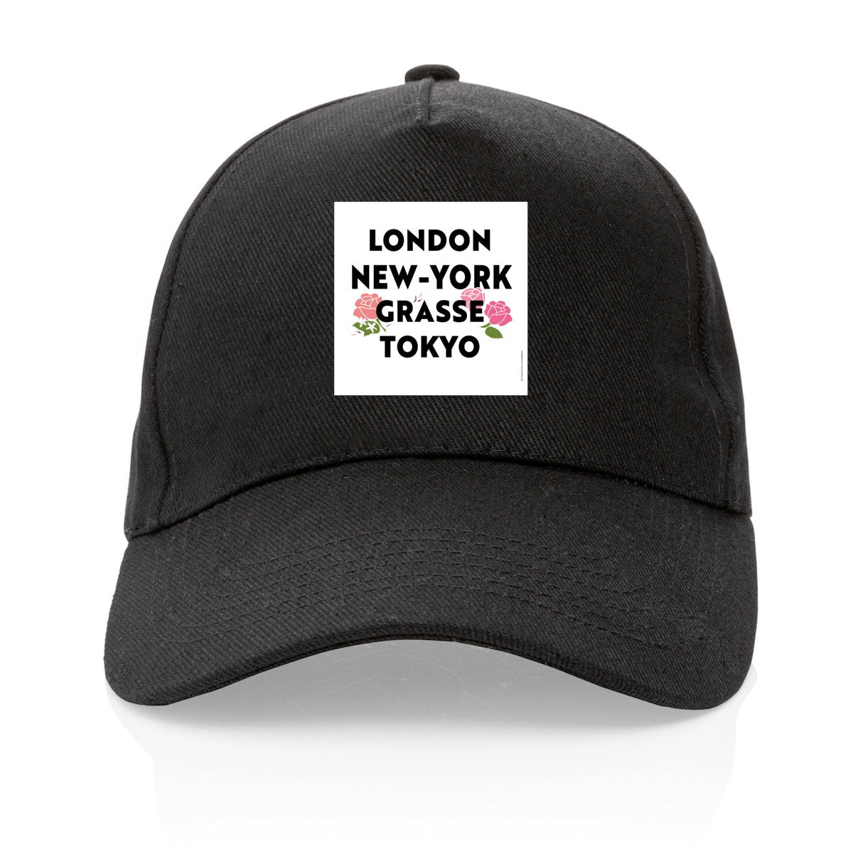 Casquette 100% recyclée London Grasse fleuri - face_3