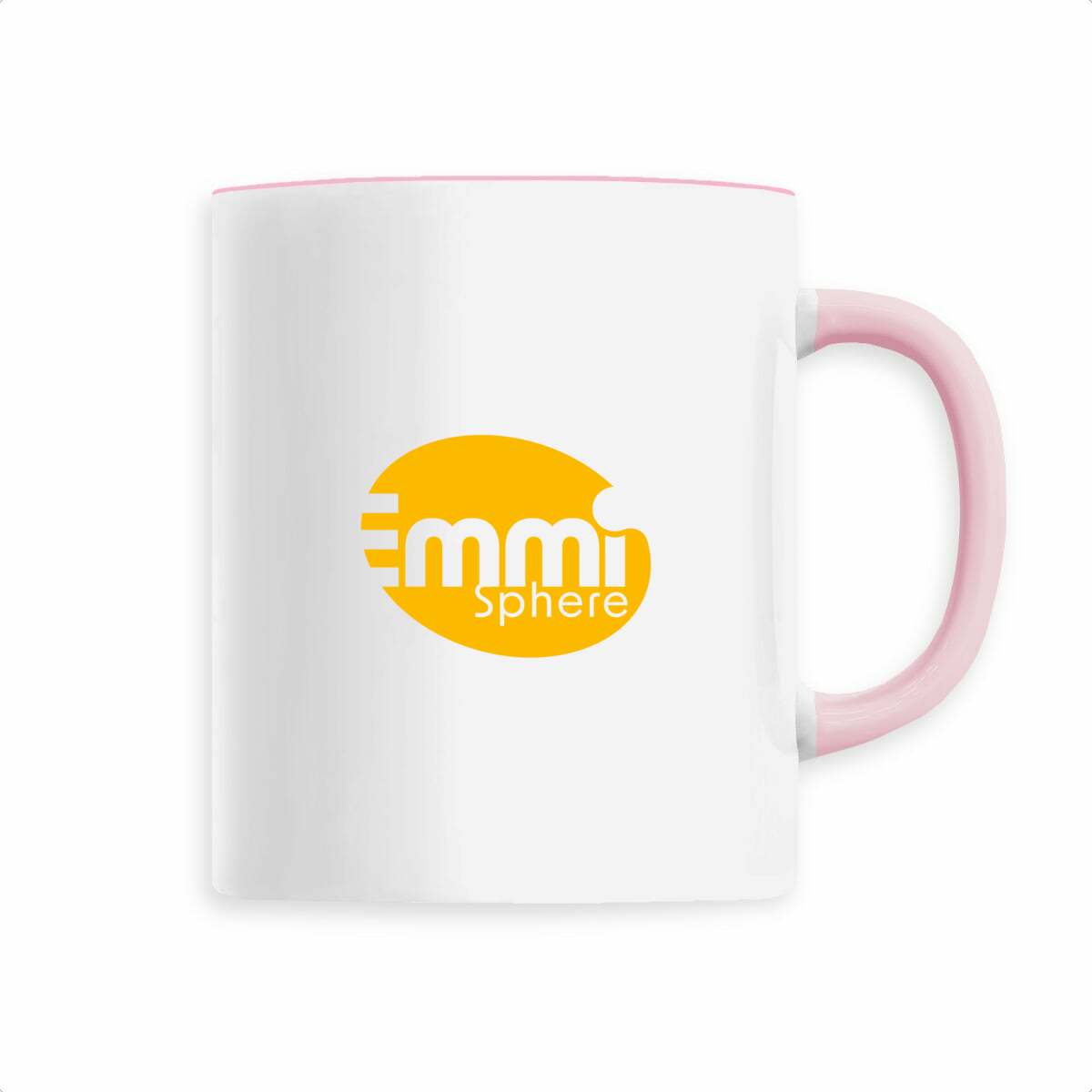 Mug logo jaune emmiSphere - face_3