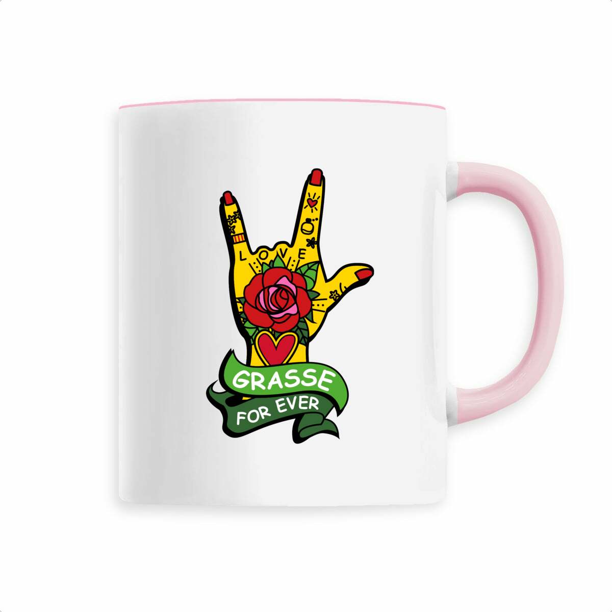 Mug main Rock Grasse for ever - face_3
