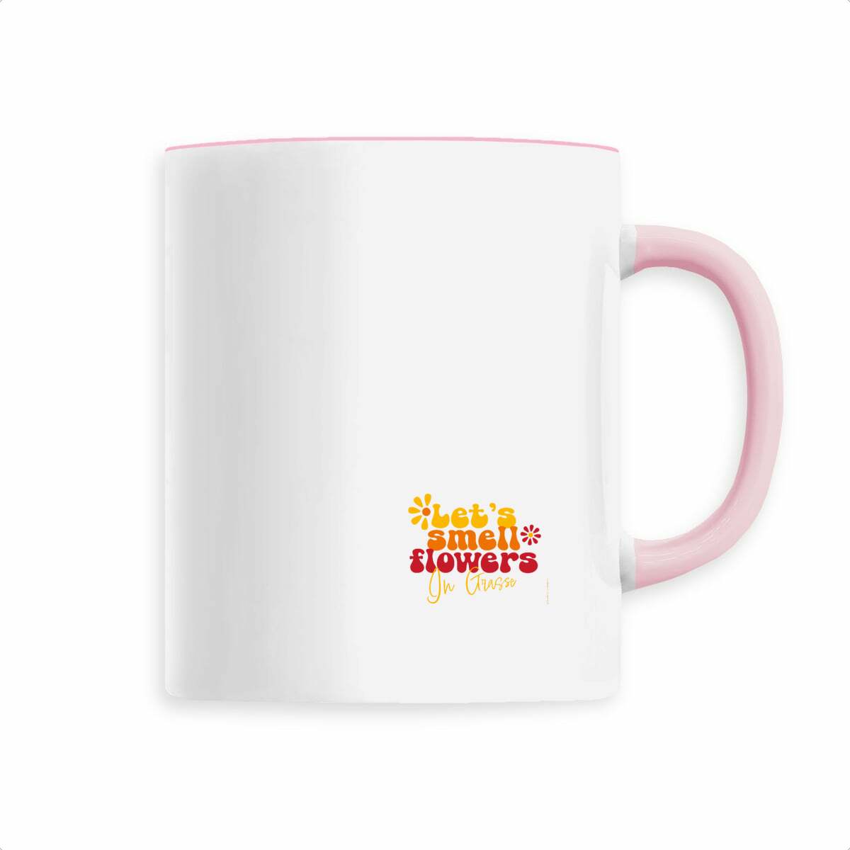 Mug mini let's smell flowers in Grasse - face_3