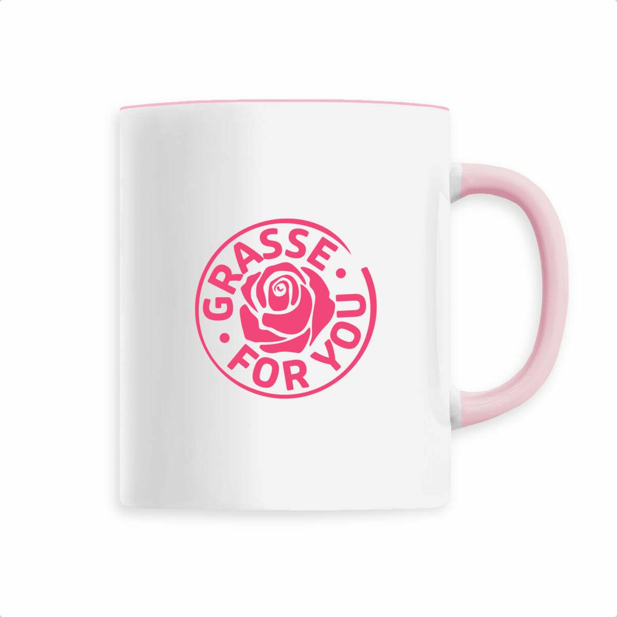 Mug Grasse for you (dessin rouge) - face_3