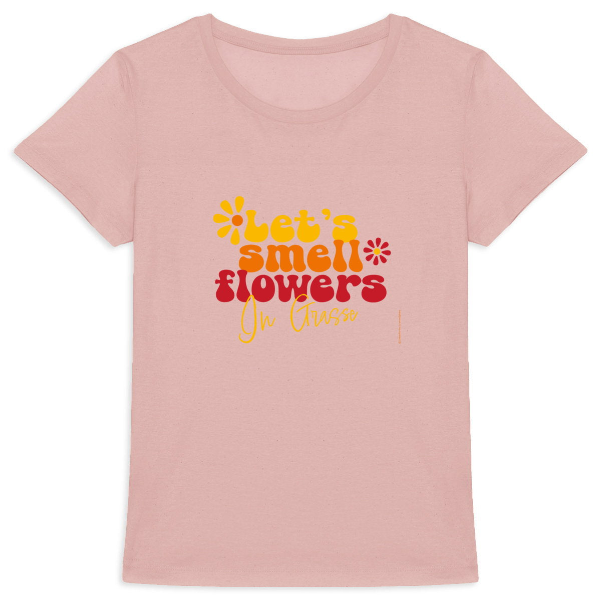 T-shirt Femme Epais Let's smell flower in Grasse - face_3