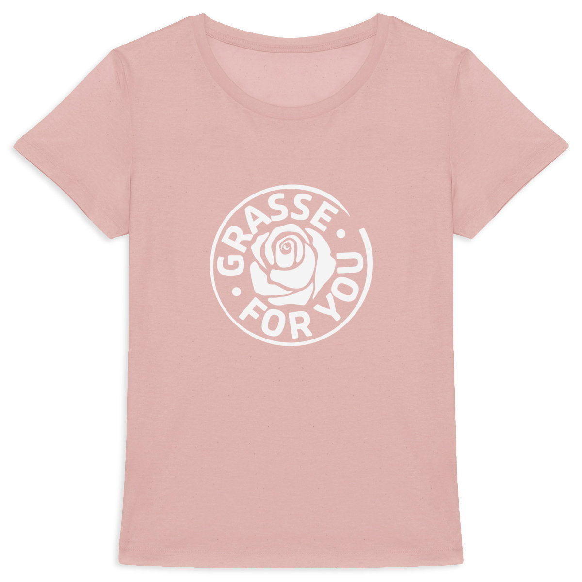 T-shirt Femme Epais Grasse for You blanc - face_3