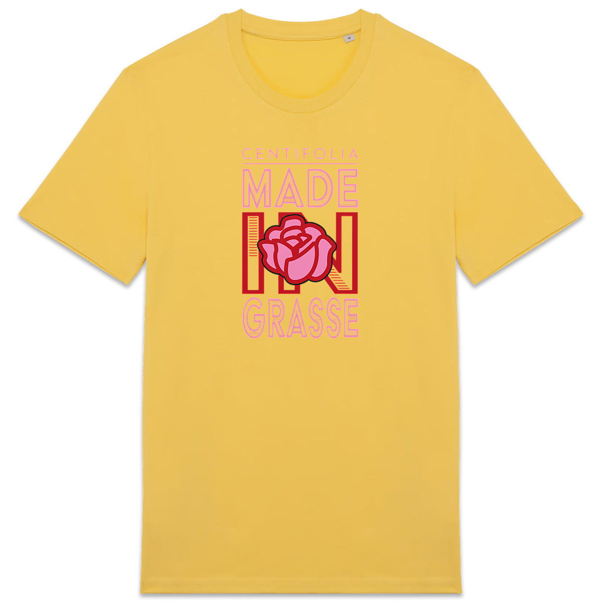 T-shirt Unisexe épais centifolia Made in Grasse - face_3