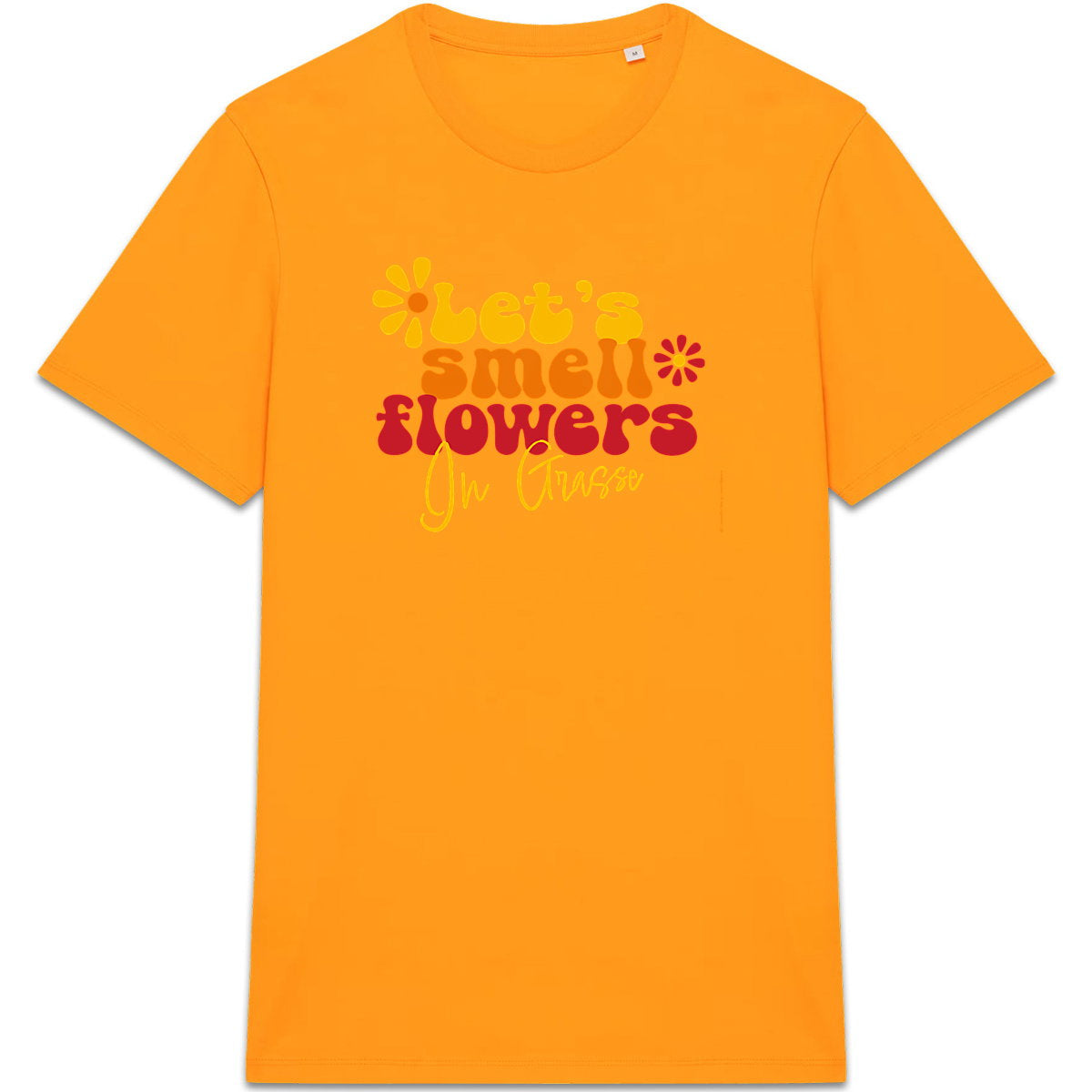 T-shirt Unisexe épais Let's smell flowers - face_3