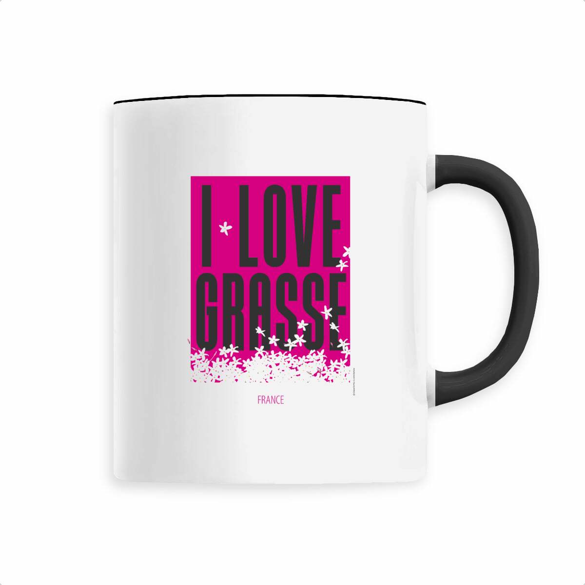 Mug I love Grasse - face_4