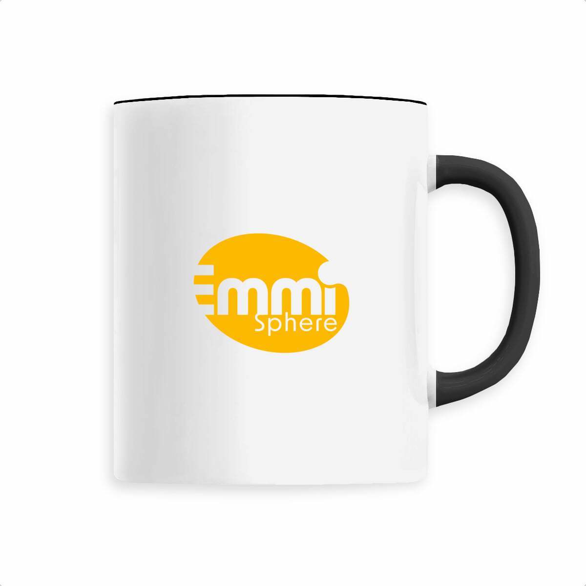 Mug logo jaune emmiSphere - face_4