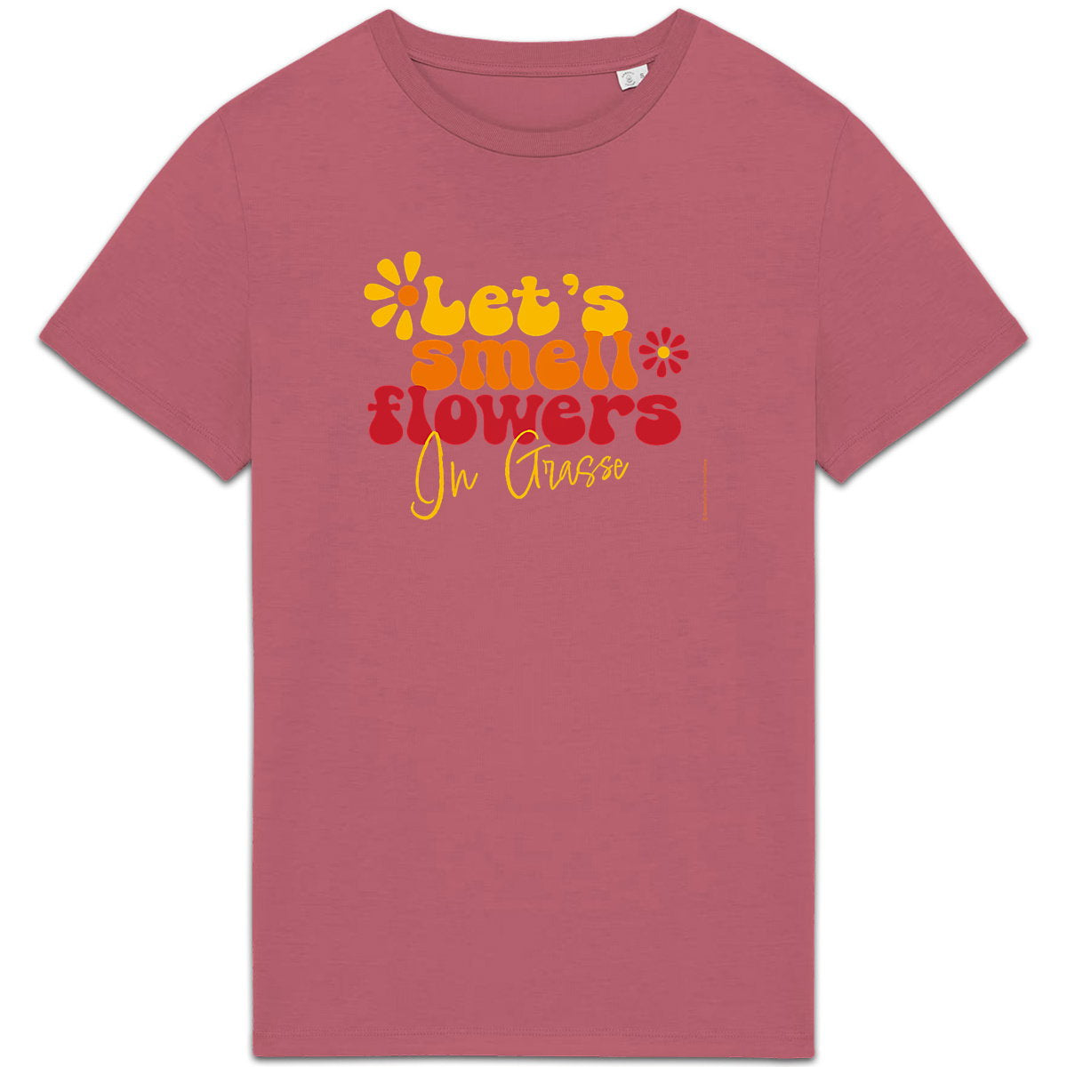 T-shirt Unisexe épais Let's smell flowers - face_4