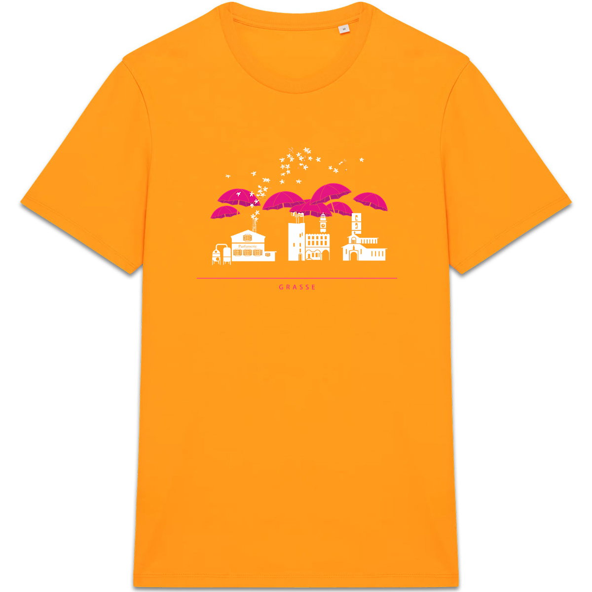 T-shirt Unisexe épais Grasse liner - face_4