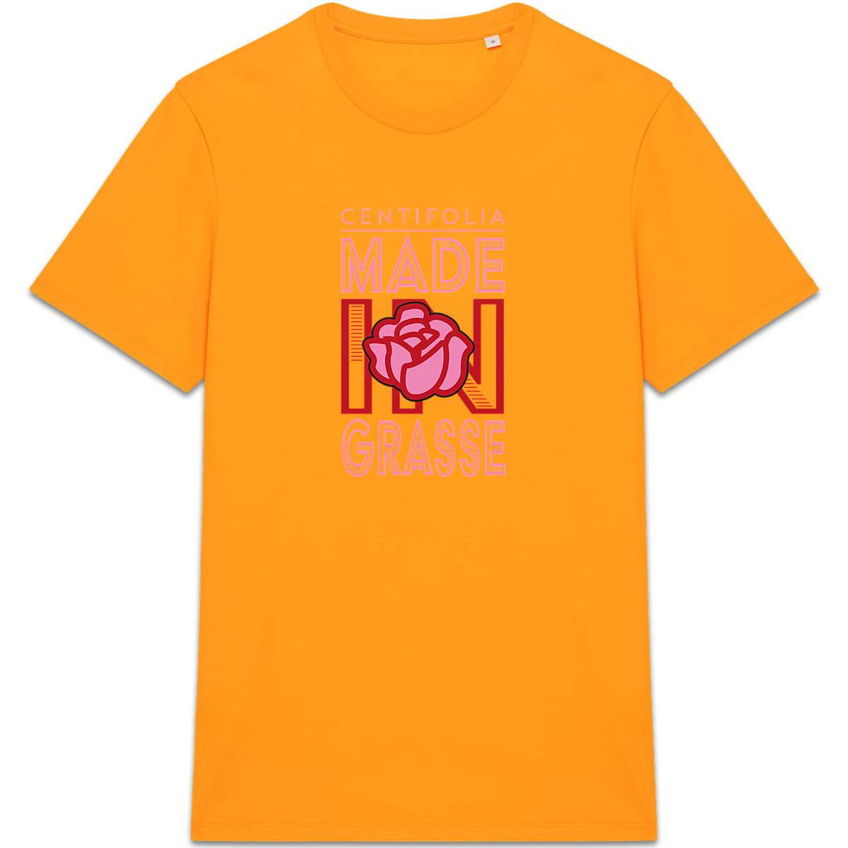 T-shirt Unisexe épais centifolia Made in Grasse - face_4