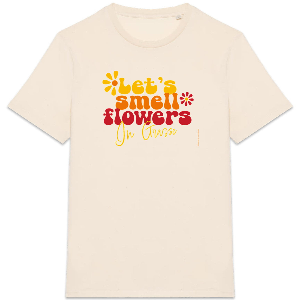 T-shirt Unisexe épais Let's smell flowers - face_5