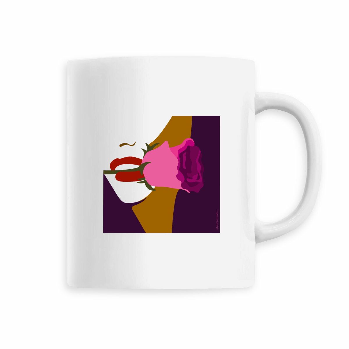 Mug femme à la rose - face_5