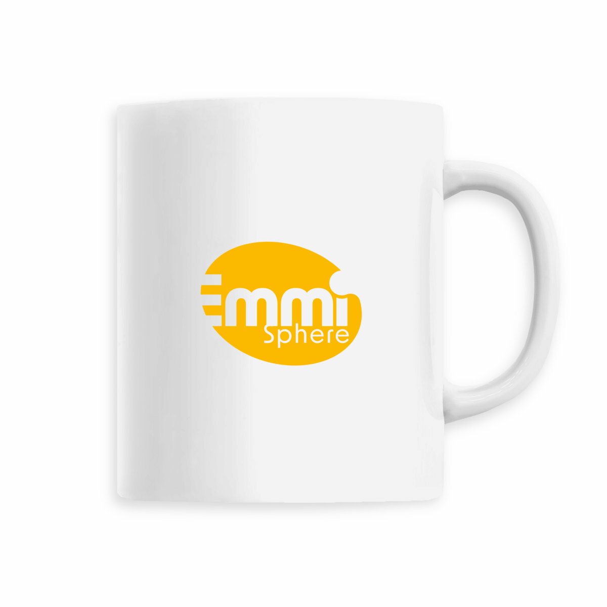 Mug logo jaune emmiSphere - face_5