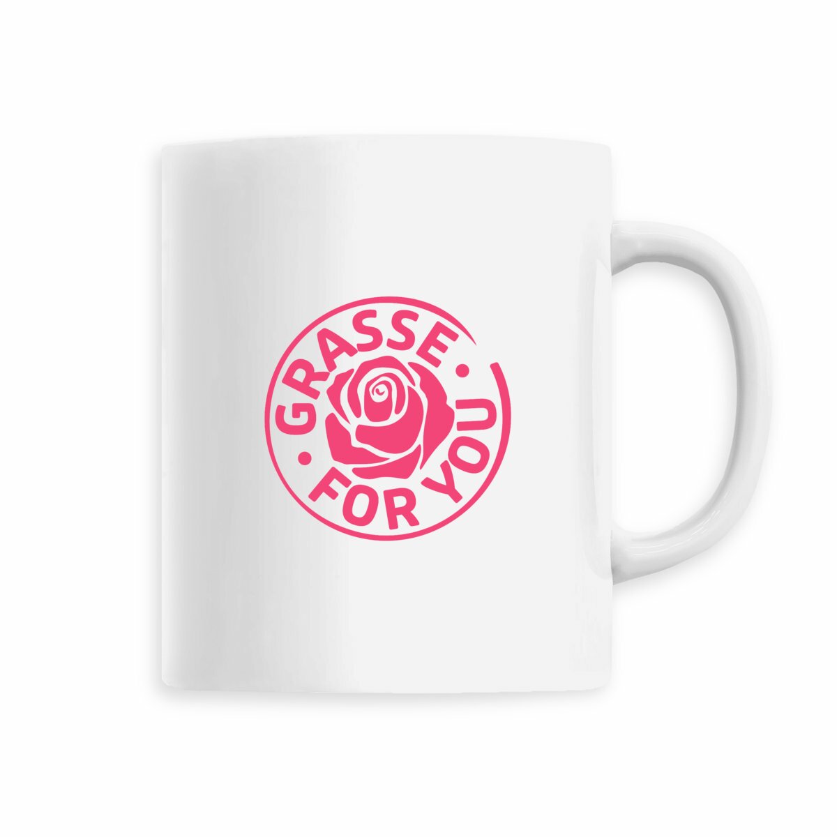 Mug Grasse for you (dessin rouge) - face_5