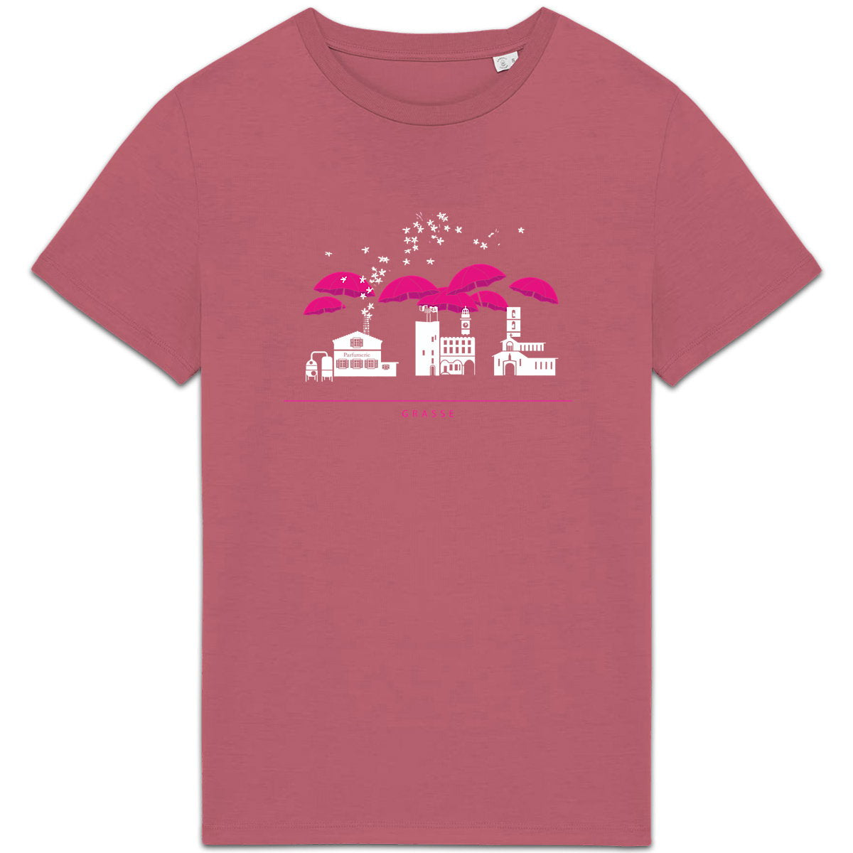 T-shirt Unisexe épais Grasse liner - face_5
