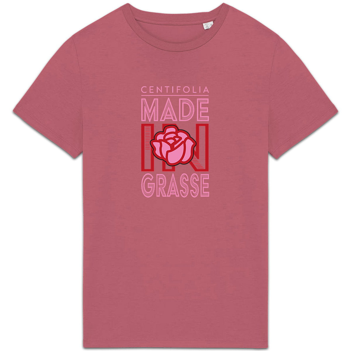T-shirt Unisexe épais centifolia Made in Grasse - face_5