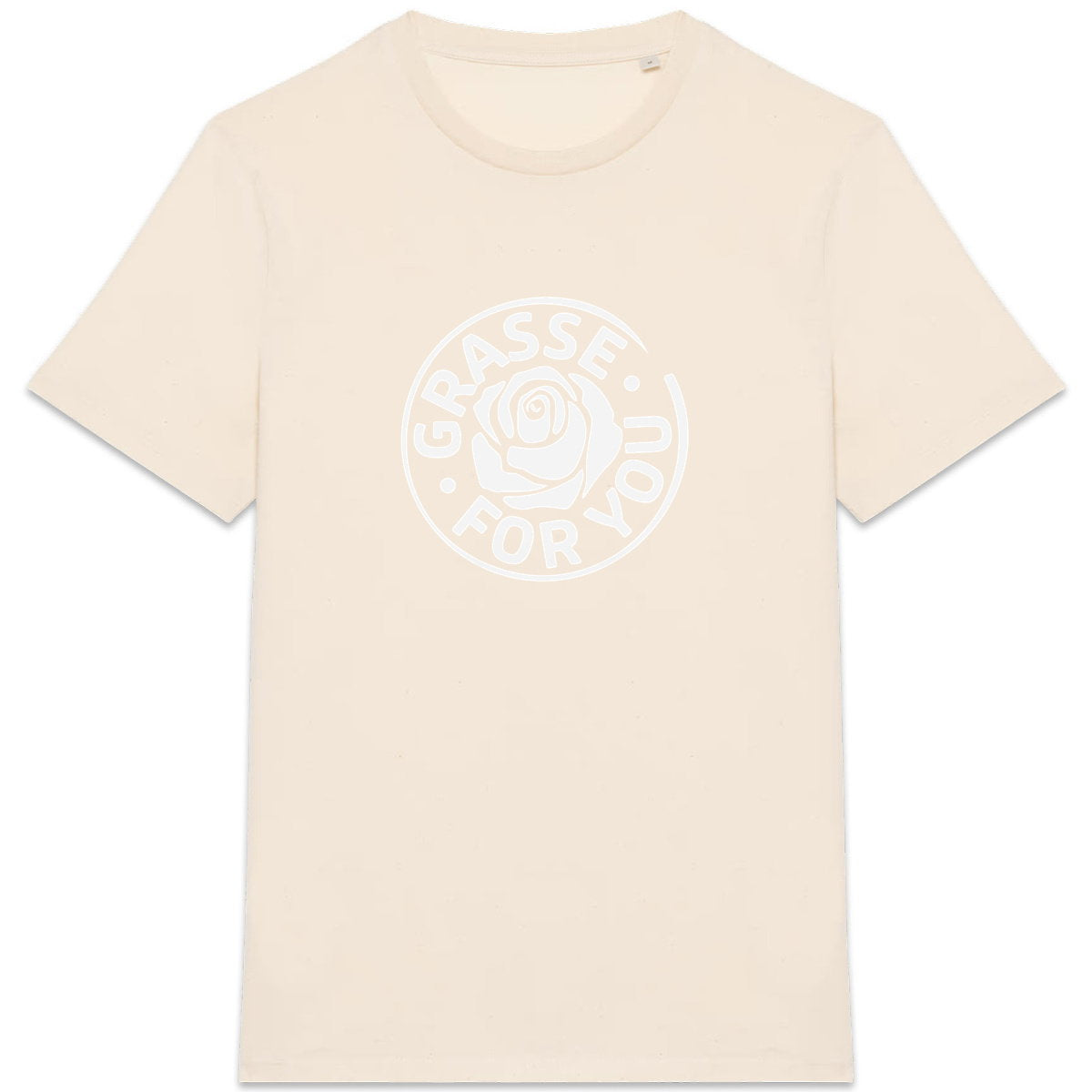 T-shirt Unisexe épais Grasse for you white - face_6
