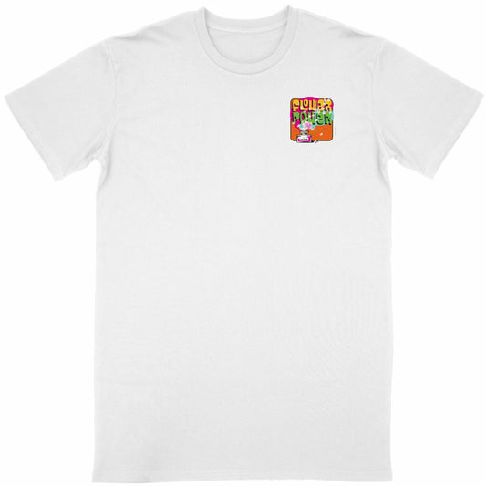 T-shirt Unisexe Classique Flower power R/V - face_blanc