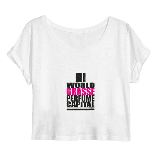 Crop top Femme World Grasse - face_blanc