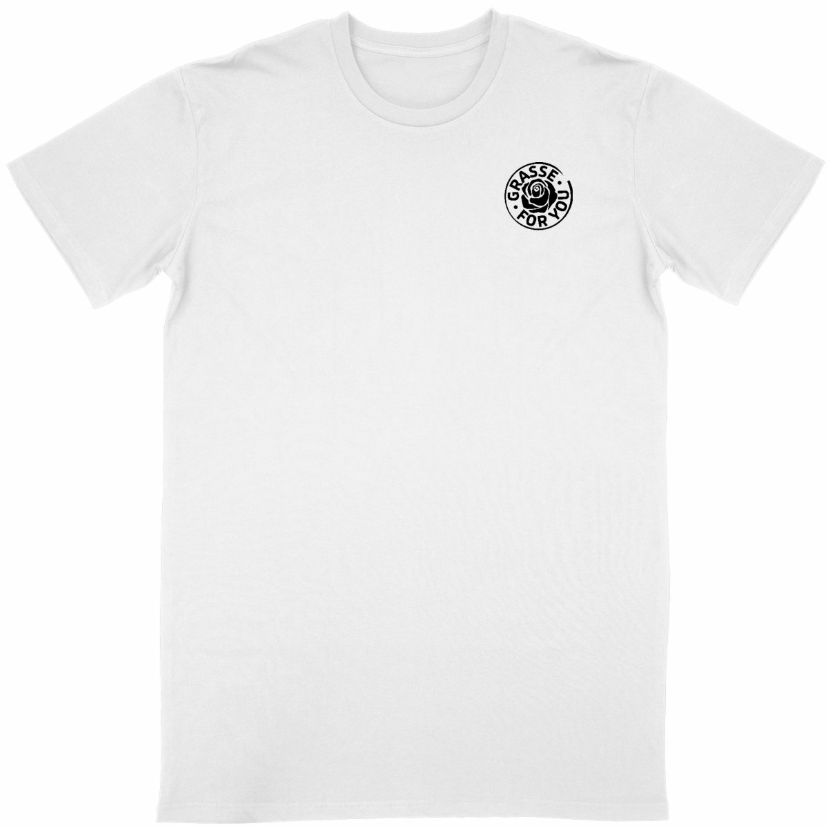 T-shirt Unisexe Classique Grasse for you black R/V - face_blanc