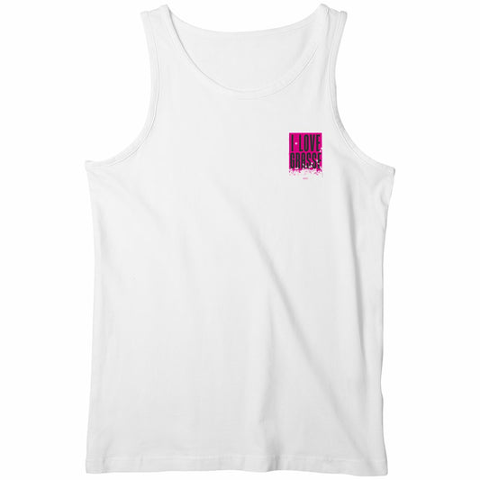 Débardeur Homme I love Grasse - face_blanc