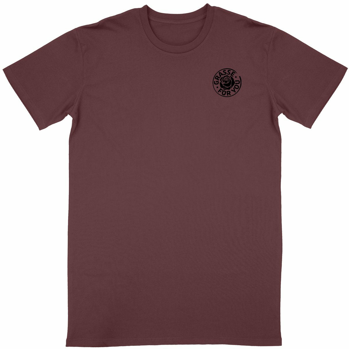 T-shirt Unisexe Classique Grasse for you black R/V - face_bordeaux